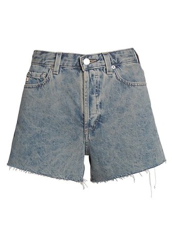 Shop AG Jeans Alexxis Denim Shorts | Saks Fifth Avenue