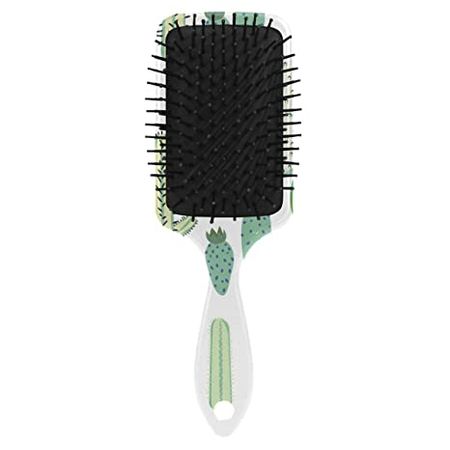 Amazon.com : senya Hairbrush, Cactus Pattern Air Cushion Plastic Comb Curly Long Natural Hair, Reduce Frizz and Massage Scalp : Beauty & Personal Care