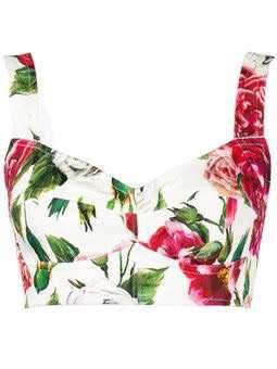 Dolce & Gabbana Blusa Cropped Floral