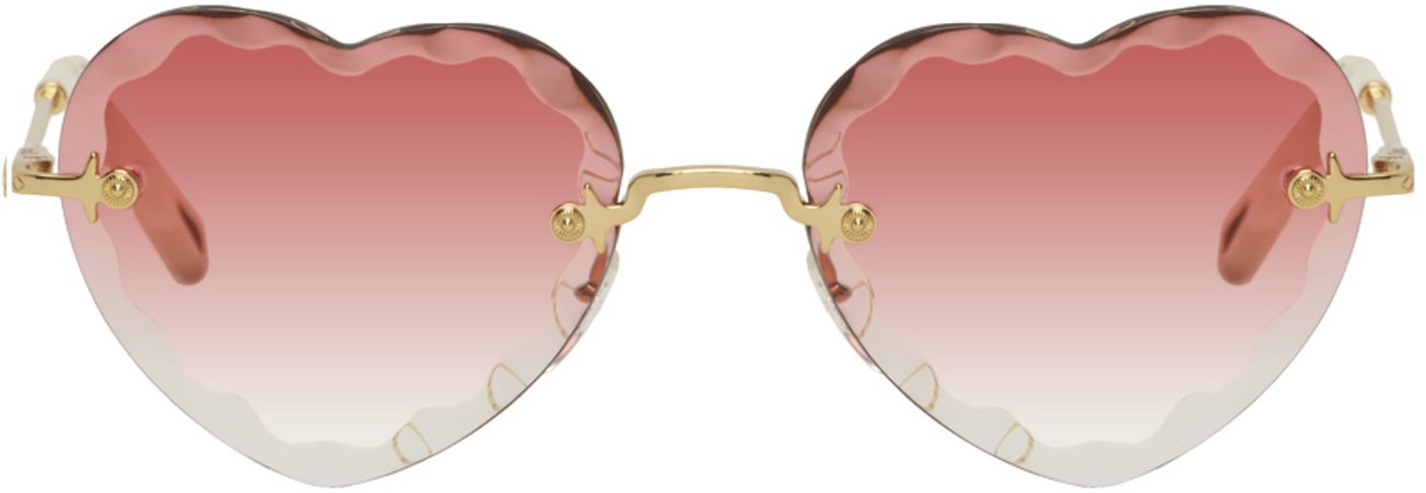 Chloé: Pink Rosie Sunglasses | SSENSE