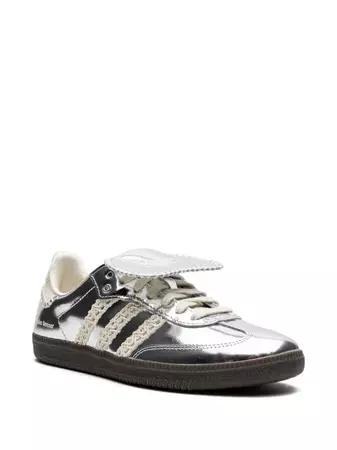 Adidas x Wales Bonner Samba "Silver" Sneakers - Farfetch