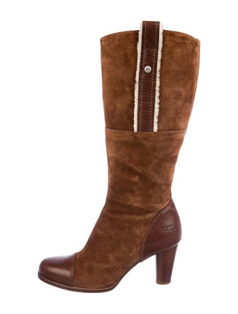 UGG Australia Suede Mid-Calf Boots - Shoes - WUUGG32077 | The RealReal