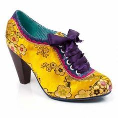 yellow vintage heels