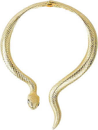 Holibanna Vintage Snake Choker Necklace Egyptian Golden Snake Necklace for Women : Amazon.co.uk: Jewellery