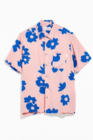 UO Daisy Print Button-Down Shirt | Urban Outfitters