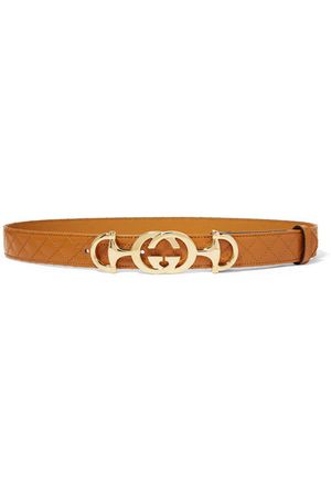 Gucci | Quilted leather belt | NET-A-PORTER.COM