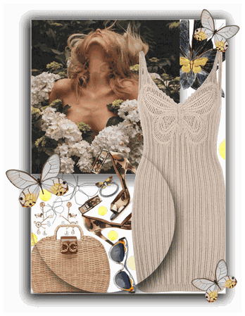 🧈butterfly dress💛 Outfit | ShopLook