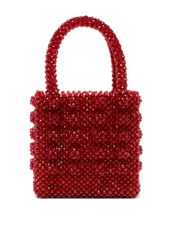 Antonia ruby-crystal embellished bag | Shrimps | MATCHESFASHION.COM