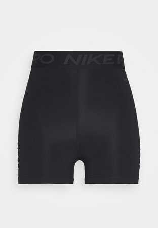 Nike Performance SHORT HI RISE - Tights - black/dark smoke grey - Zalando.no