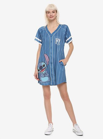 Disney Lilo & Stitch Baseball Jersey Dress