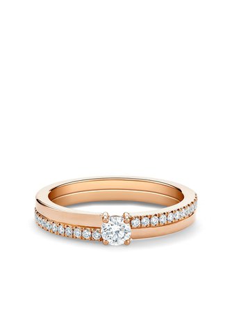 De Beers Jewellers 18kt Rose Gold The Promise Small Round Brilliant Diamond Ring - Farfetch