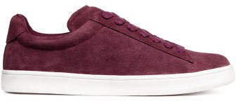 Suede trainers - Red