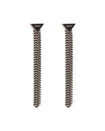 Prada Symbole drop earrings | Prada