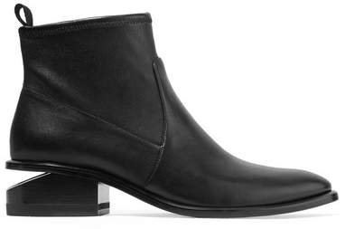 Kori Cutout Leather Ankle Boots - Black