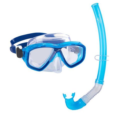 Speedo CB Kids' Surf Gazer Mask/Snorkel Set - Hawaii Blue : Target