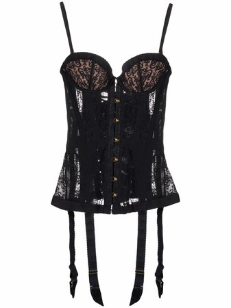 Agent Provocateur Mercy lace-panelled corset - FARFETCH