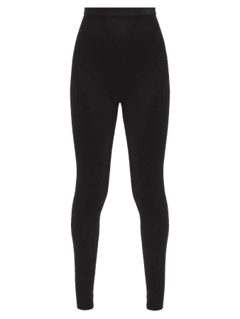 JACQUEMUS - Arancia high-rise ribbed leggings
