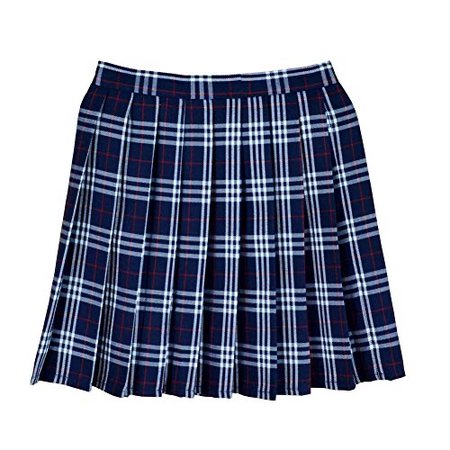 Blue Flannel Skirt