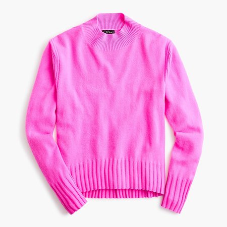 J.Crew: Long-sleeve Everyday Cashmere Mockneck Sweater