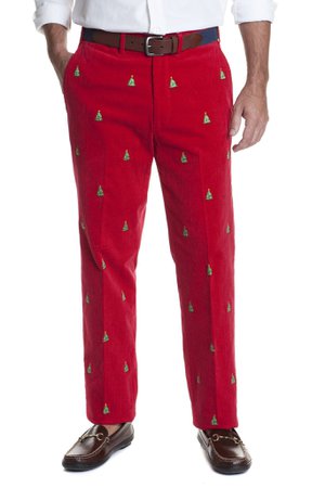Red Christmas Tree Pants 1