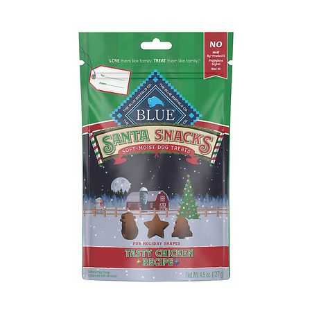 Blue Buffalo Santa Snacks Dog Treats - Chicken | dog Soft & Chewy Treats | PetSmart