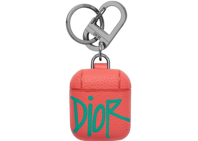 Dior And Shawn Airpods Case Pink/Green