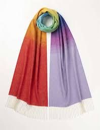 Johnston of Elgin rainbow scarf - Google Search