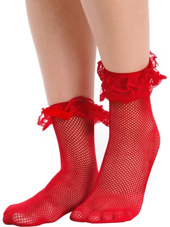 red ruffle socks - Google Search