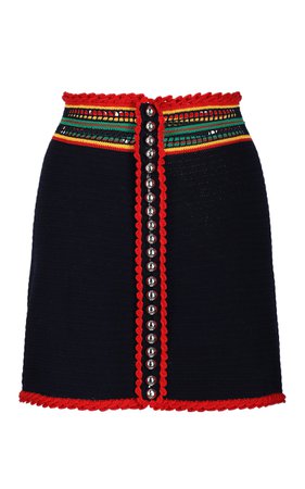 Hand-Crocheted Cotton Mini Skirt By Paco Rabanne | Moda Operandi