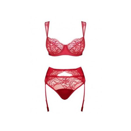 red lace lingerie