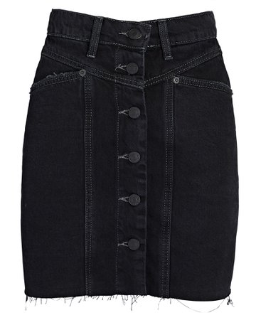 Rails The Canyon Denim Mini Skirt In Black | INTERMIX®