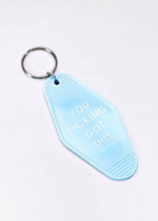 You F*cking Got This Motel Keychain | Wildfang - Style + Culture for the Modern Feminist