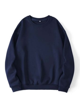 blue sweatshirt