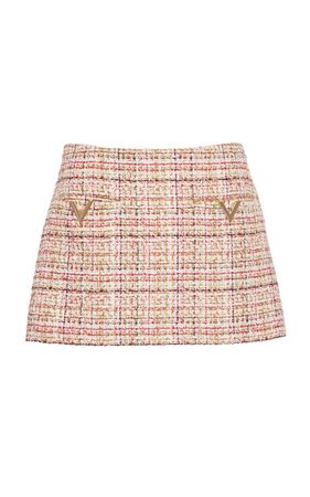 Tweed Mini Skirt By Valentino Garavani | Moda Operandi