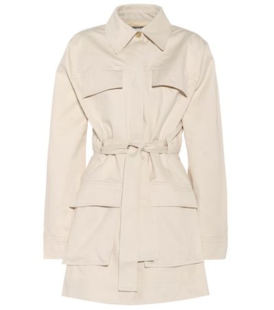 Olee cotton twill trench coat