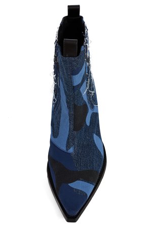 Diesel Red Tag x Shayne Oliver | Washed Camo Denim Boots | Opening Ceremony