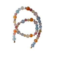 multicoloured beaded necklace