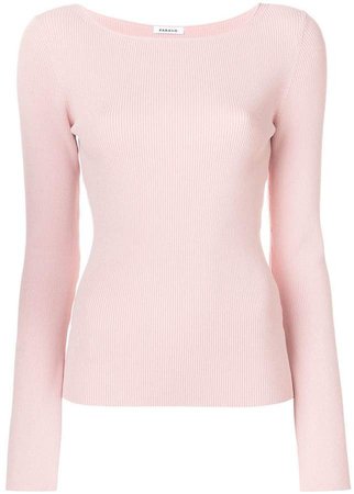 long sleeved knitted top