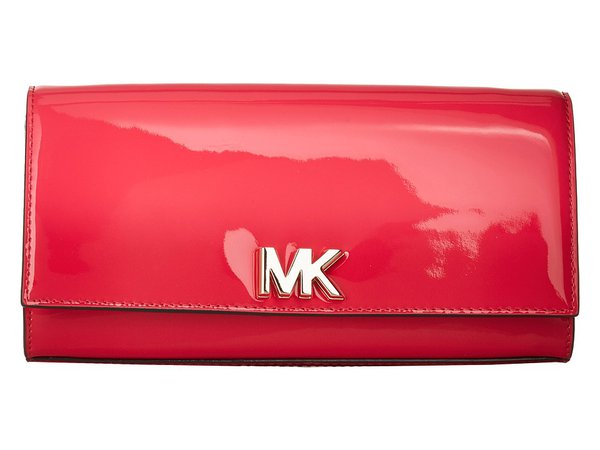 MICHAEL Michael Kors - Mott Large East/West Clutch (Ultra Pink) Clutch Handbags