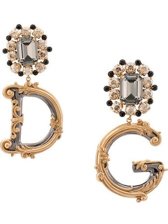 Dolce & Gabbana logo earrings $1,075 - Buy SS19 Online - Fast Global Delivery, Price