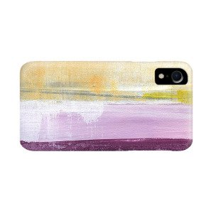 Grey And Yellow Shapes- Abstract Painting IPhone XR Case for Sale by Linda Woods