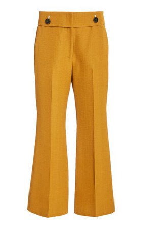 Viscose-Silk Crop Flare Pants By Proenza Schouler | Moda Operandi