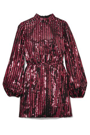 RIXO | + Laura Jackson Samantha sequined crepe mini dress | NET-A-PORTER.COM