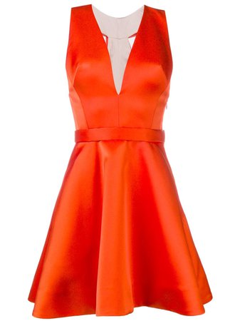 Orange Viktor&rolf Soir Watteau Mini Dress | Farfetch.com