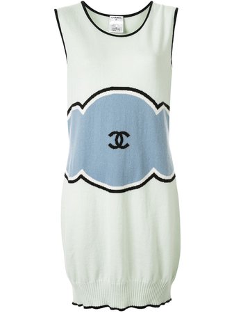 Chanel Pre-Owned 2009 Cashmere Cloud Motif Dress Vintage | Farfetch.com