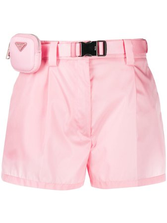 Prada pouch belt shorts - FARFETCH