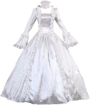 white victorian dress 1
