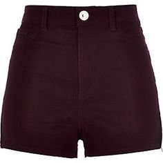 Berry high waisted Nori shorts