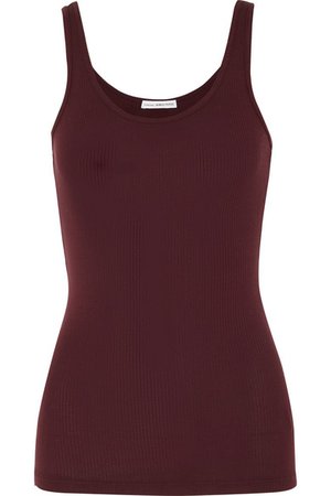 James Perse | The Daily ribbed stretch-Supima cotton jersey tank | NET-A-PORTER.COM