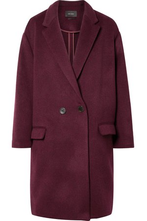 Isabel Marant | Filipo oversized double-breasted wool-blend felt coat | NET-A-PORTER.COM